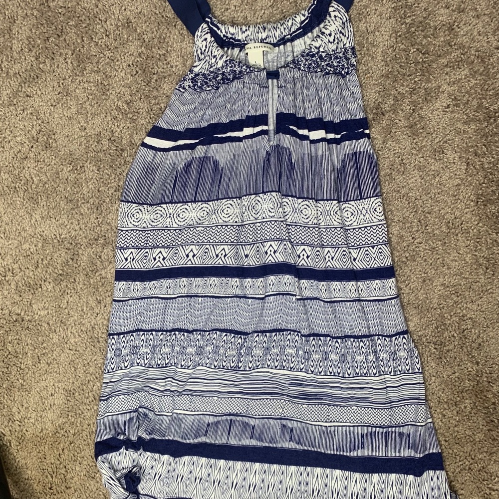 Banana republic abstract tank